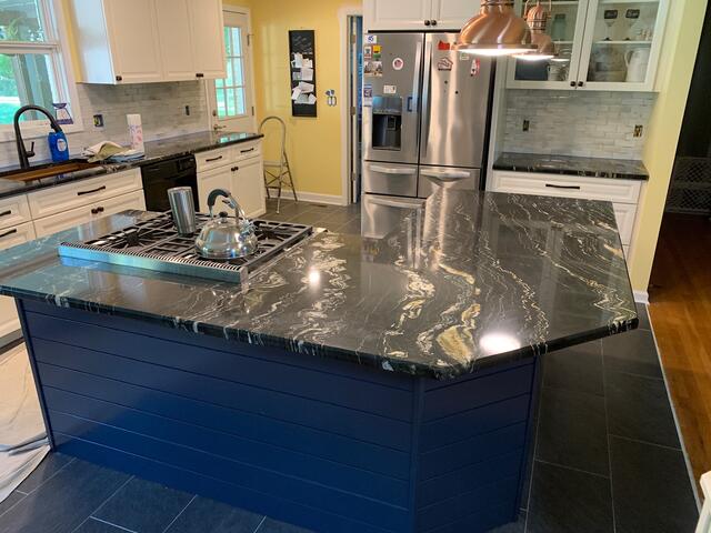 Navy island kitchen — photo 3